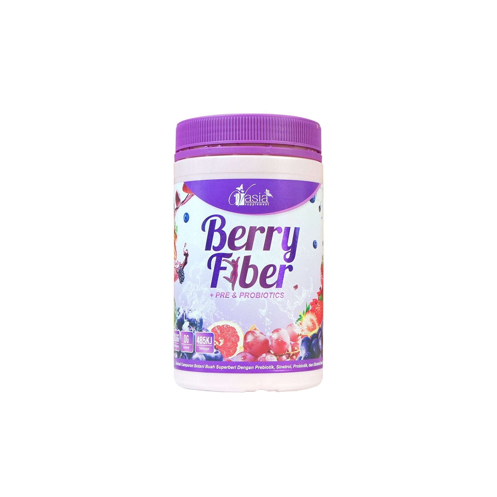 BERRY FIBER - Minuman Diet Tanpa Kolagen